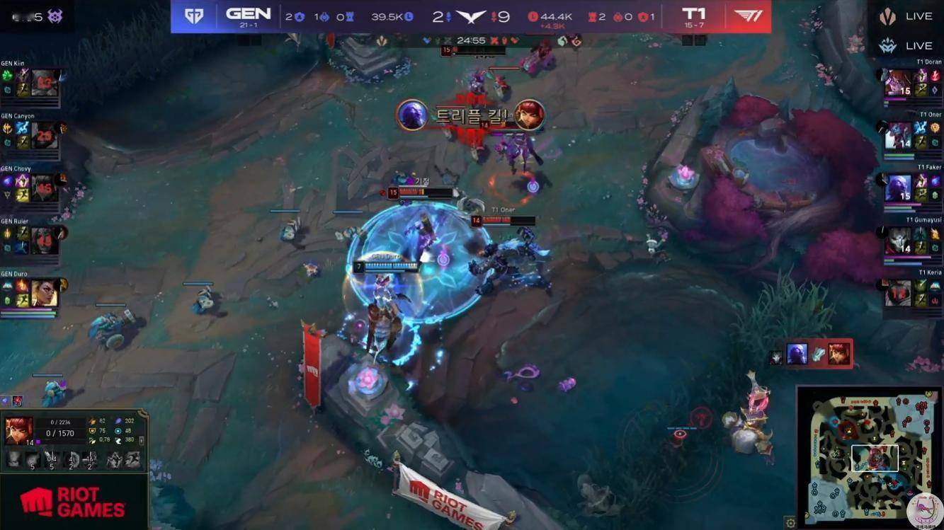 这真的是MSI冠军吗？T1强势19-2血虐GenG！